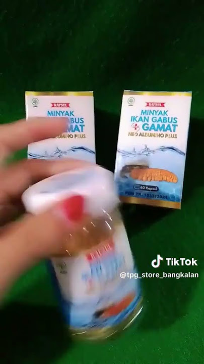 Kapsul minyak ikan gabus plus gamat Neo albumino plus