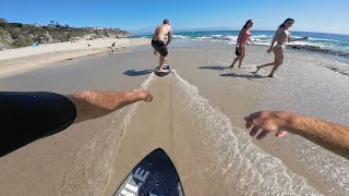 Pov Skimboarding With World Champion Blair Conklin