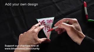 Birmingham Tattoo make your own VE-Day bunting