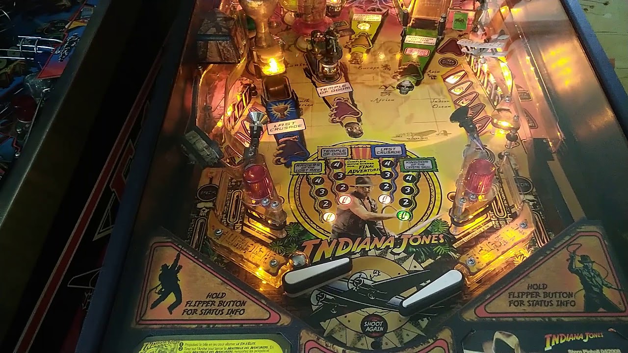 Indiana Jones Stern pinball smoke Mods effect YouTube