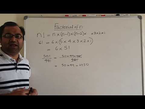 Video: How To Find The Factorial Of A Number
