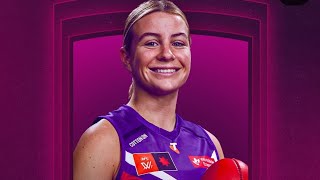 EXCLUSIVE INTERVIEW- Indi Strom- Fremantle AFLW young star #aflw #footy