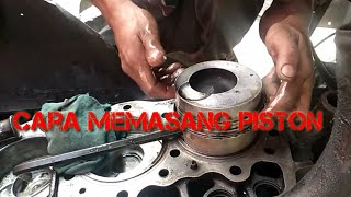 Tutorial on installing car pistons || Correct installation procedure