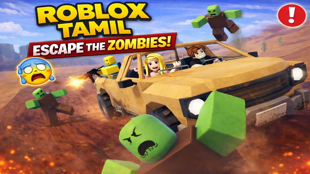 Roblox Tamil Mad Road Survival Vehicle Combat And Dangerous Drive Gameplay