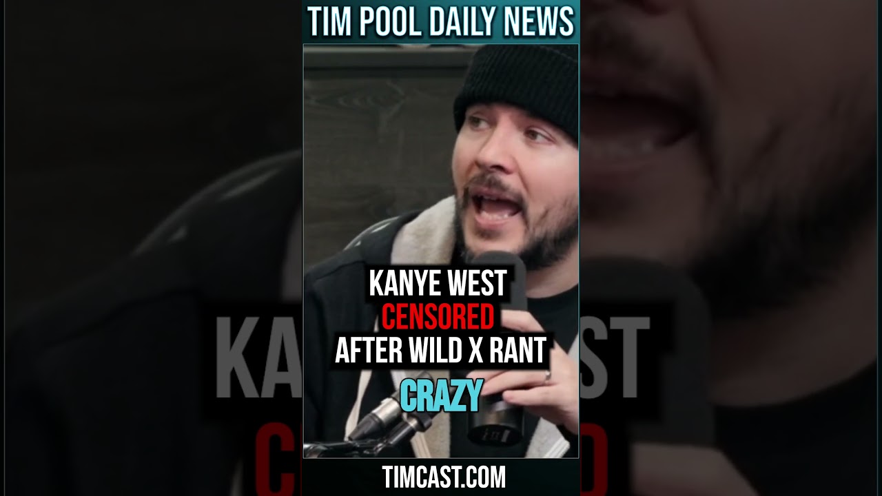 Kanye West CENSORED After WILD X Rant #shorts