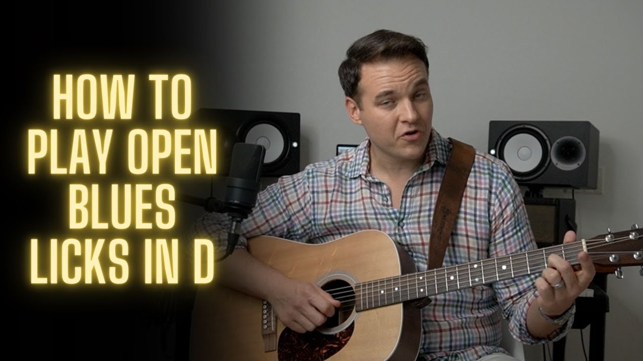 Open D Blues licks - Guitar Lesson - YouTube