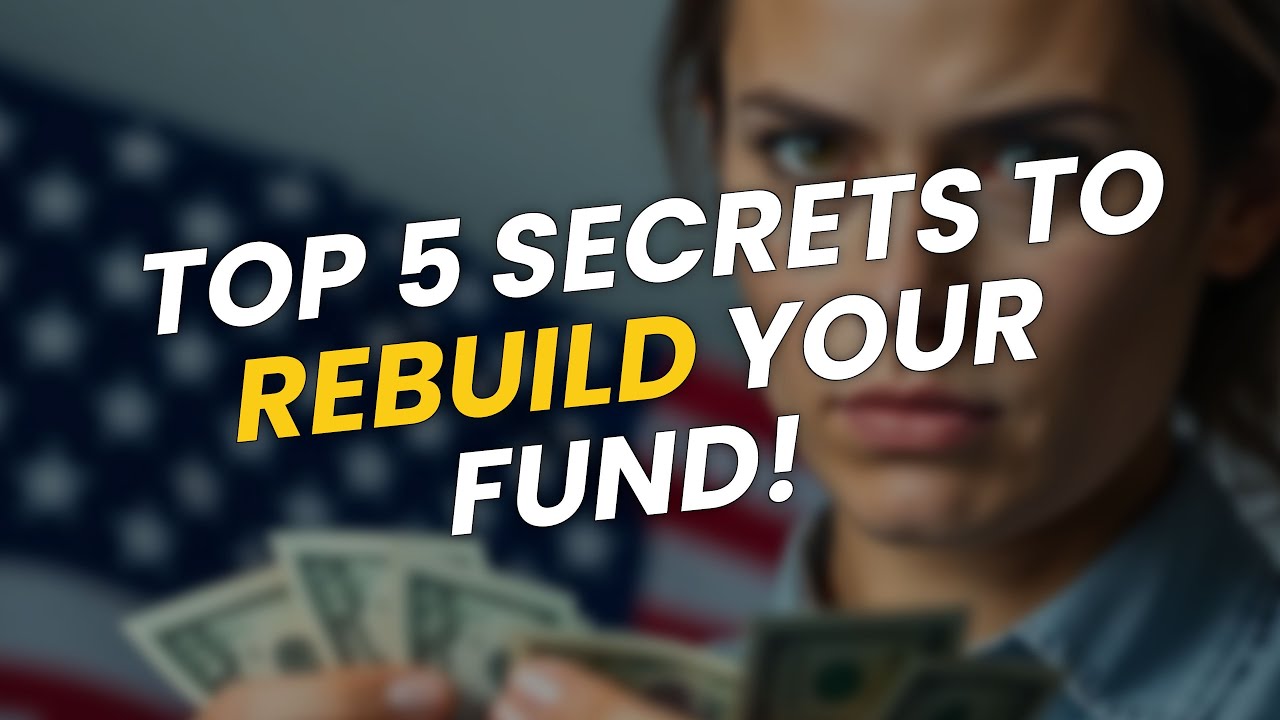 5 Steps to Rebuild Your Emergency Fund 💰