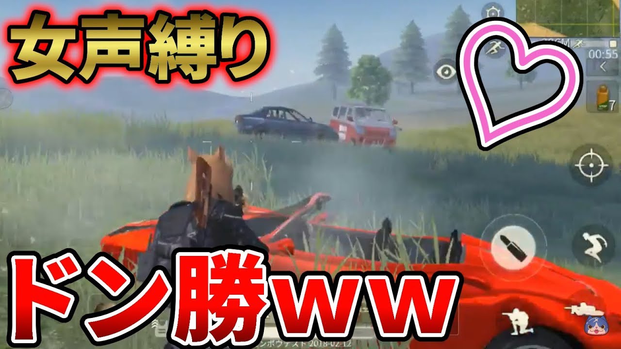 【禁断の縛り】女声縛りが強すぎてドン勝wwフェラーリで事故現場に遭遇【荒野行動】#6 Knives Out - YouTube