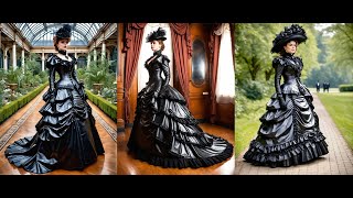Victorian Leather Bustle Dresses That Turn Heads