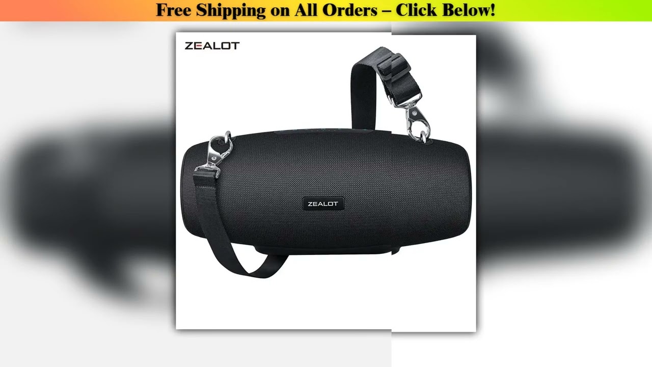 ZEALOT-S67 60W Portable Bluetooth Speaker Outdoor Party Speaker Big Loud Speaker Excellent Bass