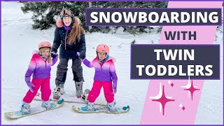 SNOWBOARDING WITH TWIN 2-YEAR-OLDS | TODDLERS FIRST SKI LIFT | GALLOPING GOOSE, WINTER PARK COLORADO by Summer Winter Mom 737 views 1 year ago 9 minutes, 20 seconds