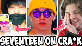 NON K-POP Fan Reacts to SEVENTEEN! SVT Being Menaces for 20 Min (Funny Moments)