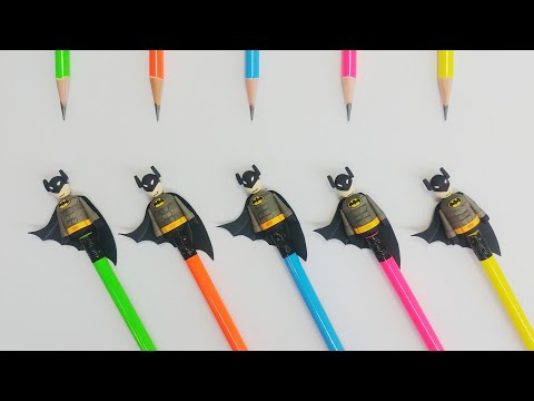 Comment faire 3D quilling Batman Crayon Topper / Artoholic / 3D quilling