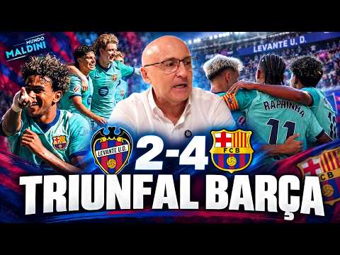 BARÇA IS UNSTOPPABLE: LAMINE, RODRI, PEDRI, AND RAPHINHA TEAR LEVANTE APART.