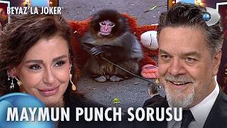 Maymun Punch, Beyaz'la Joker'de soru oldu! | Beyaz'la Joker 10. Bölüm @BeyazlaJokerKANALD