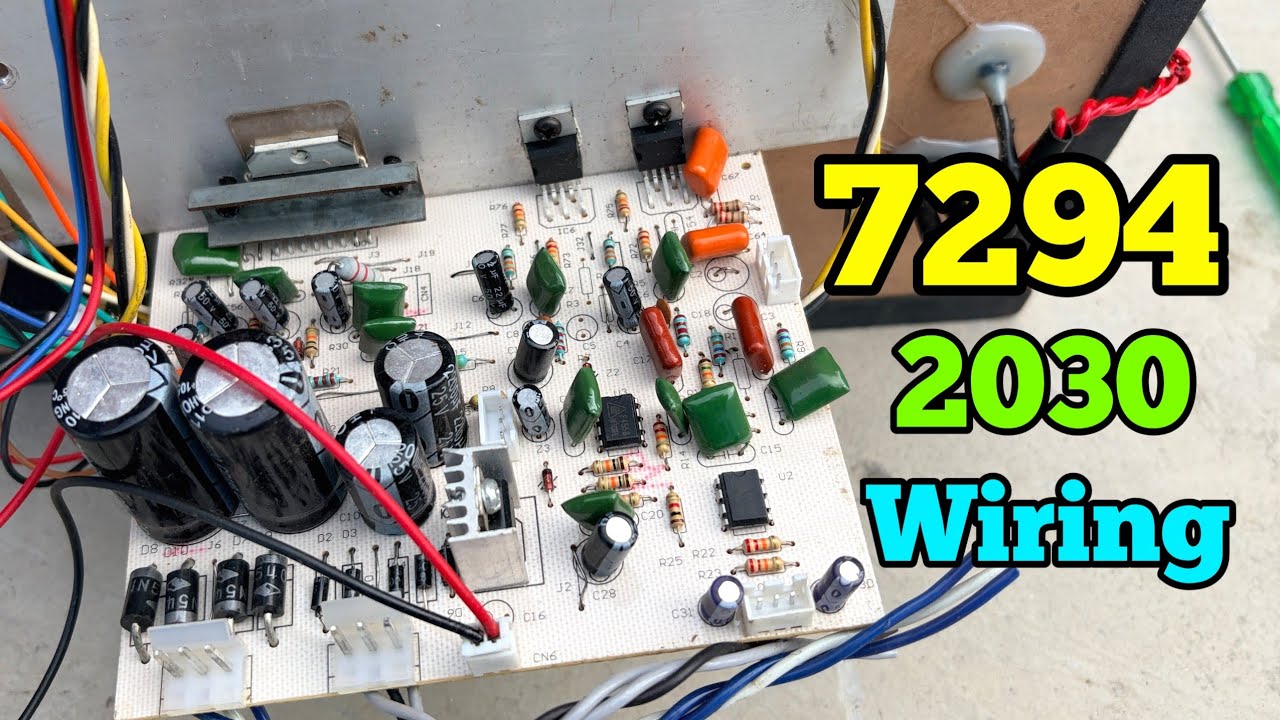 2.1 Home Theatre Board wiring Tda7294 Tda2030 ic | Electronics Verma 