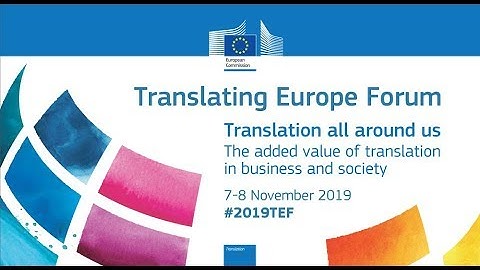 #2019TEF - DAY 2 - More translation, more fun: translation in the entertainment sector