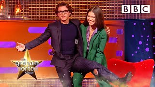 Tom Holland and Zendaya’s height difference caused a *slight* problem on set… - BBC