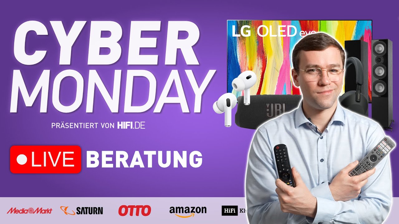 Cyber Monday Deals Live Beratung TV, Soundbars, Kopfhörer & mehr! 