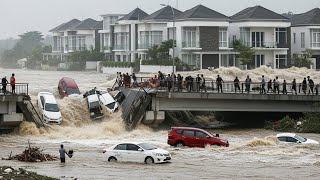 SHOCKING Flash Flood Hits Jalan Kuchai Lama Kuala Lumpur TODAY – Traffic Chaos and Cars Trapped!