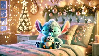Sweet Winter Christmas Night with Stitch 🎄💙 Soft Christmas Sleep Music for Cozy, Peaceful Dreams 🌙✨ screenshot 5