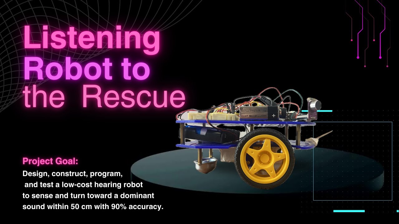 Listening Robot to the Rescue Science Fair Project 2024