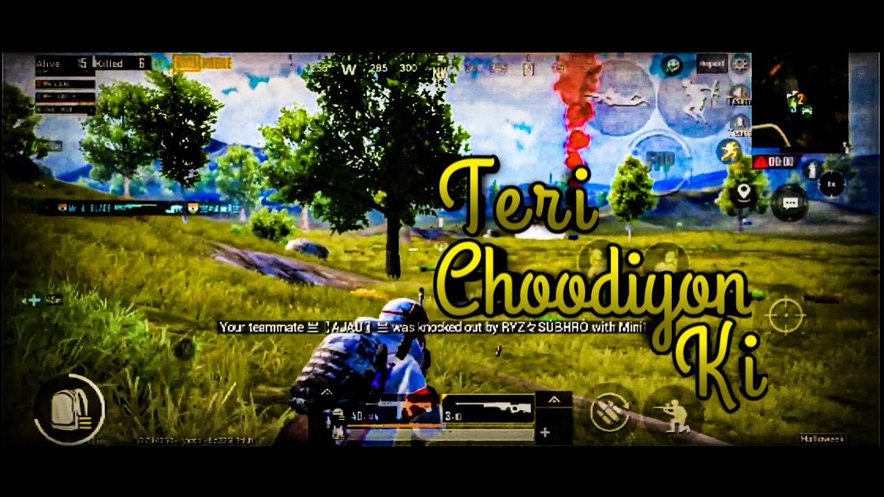 Teri Choodiyon Ki | PUBG Montage | Gaming Blade