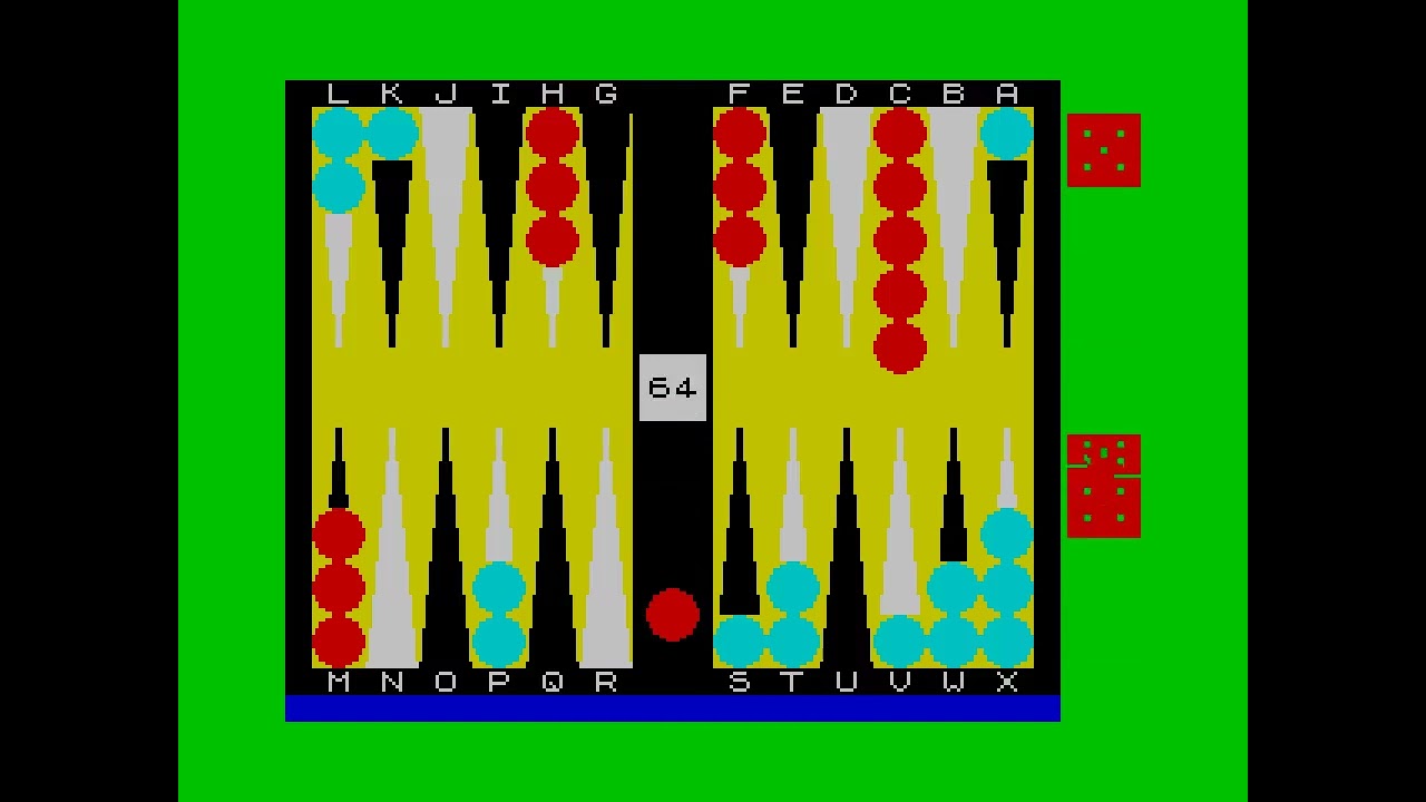 Backgammon - Board Game for ZX Spectrum - ZX-Art