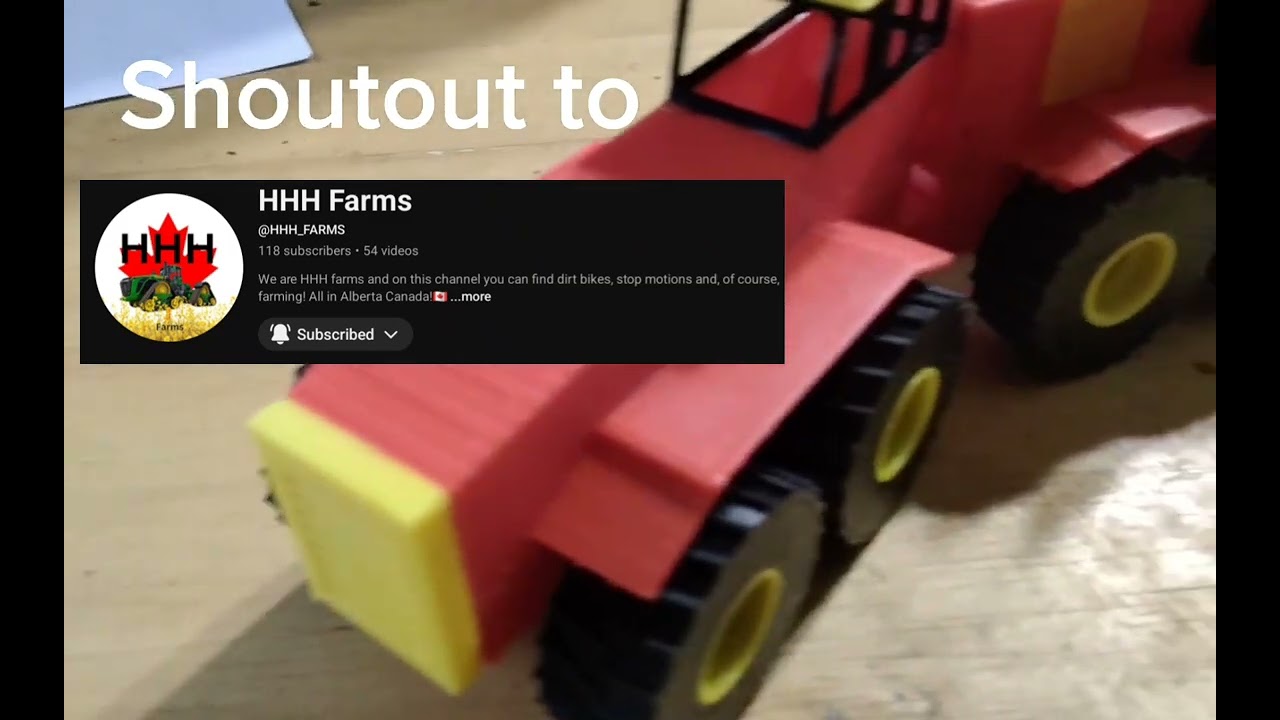 BIG ROY 1080 IS HERE! New Stop Motion Tractor