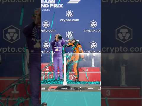 Video Oscar Piastri VS Confetti