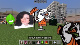 I Added Little Caesars Nextbot to Minecraft PE