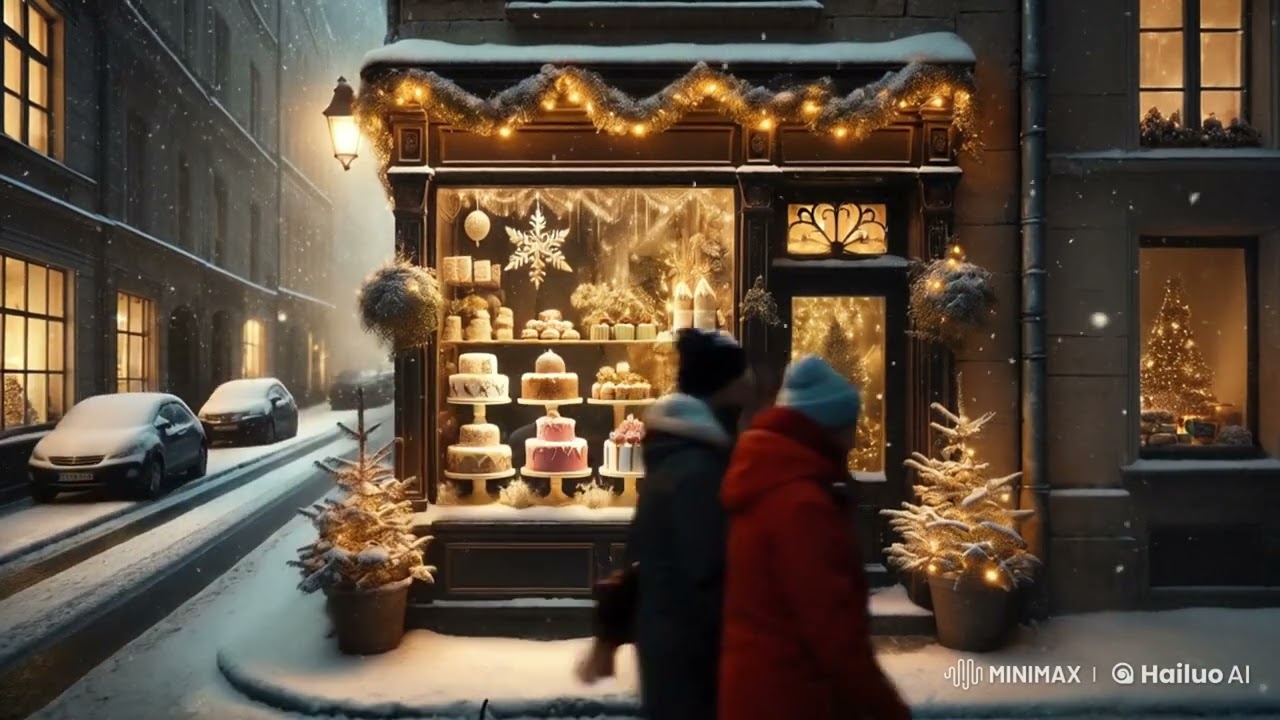 Hidden Pastry Shop at Night