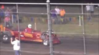 Outlaw Modified 2 Wheel Drive Trucks at the Iowa State Fair 8/14/2013
