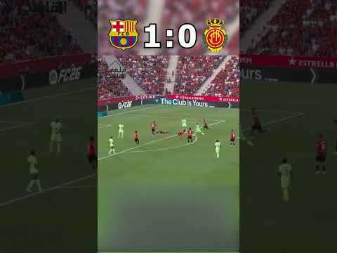 ملخص اهداف ماتش برشلونة وريال مايوركا يامال ورافينيا مولعين الدنيا