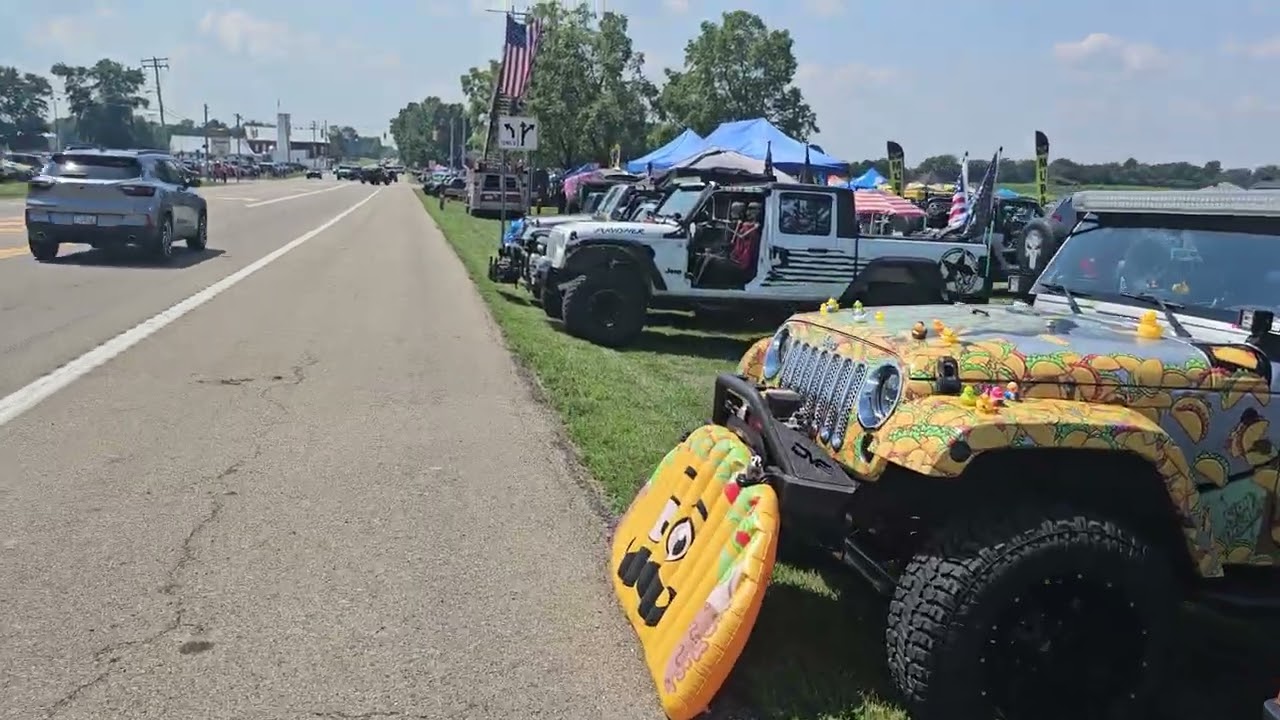 The Jeep Lifestyle 5th Annual Jeep Cruise in at Young's Jersey Dairy