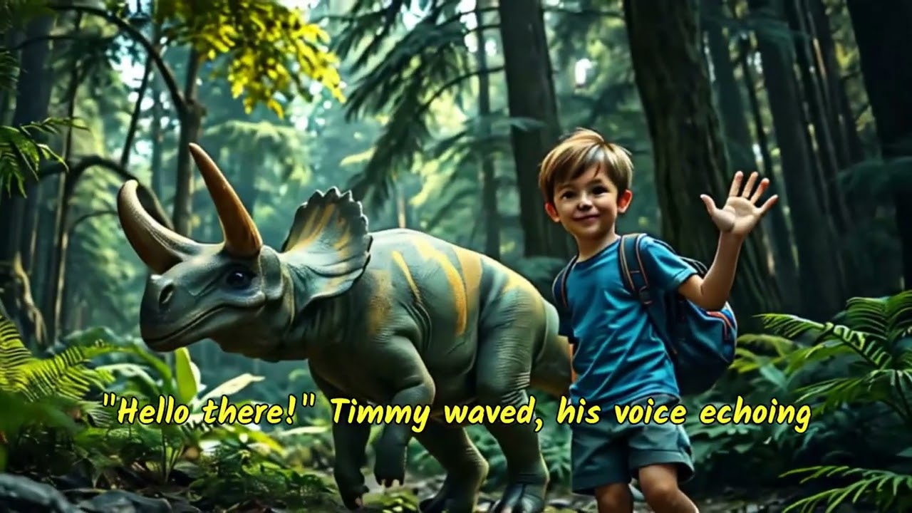 Trixie and Timmy’s Time Travel Adventure: A Story of Friendship and Magic 🦖✨