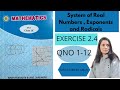 System of Real Numbers Exponents and Radicals|Grade 9|How to apply law of power of a quotient