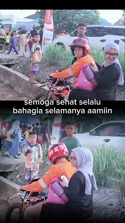 BAHAGIANYA PUTRI ISNARI DAN AZIZ NAIK MOTOR #viral #music #shortsviral