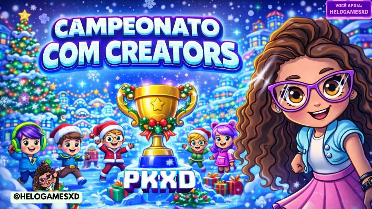 PK XD - CAMPEONATO DE MINI GAMES COM CREATORS
