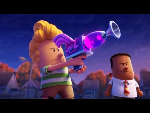 CAPTAIN UNDERPANTS HAROLD BEST MOMENTS HD Animation Movie