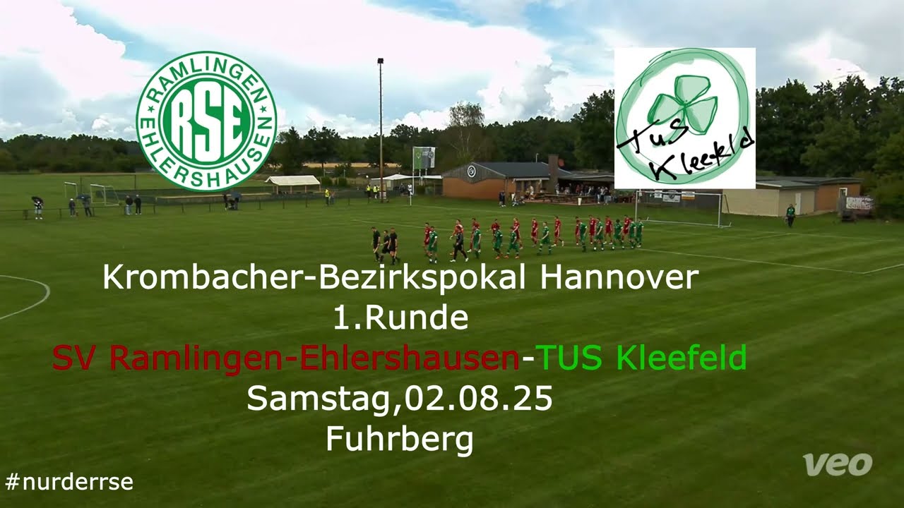 SV Ramlingen-Ehlershausen - TuS Kleefeld (1.Runde Krombacher-Bezirkspokal Hannover)