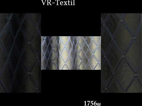 Комплект штор (2шт. 1,5х2,7м.) жакард, колекція "RUBI". Колір графітовий з синім. Код 1756ш 33-0713, видео 1