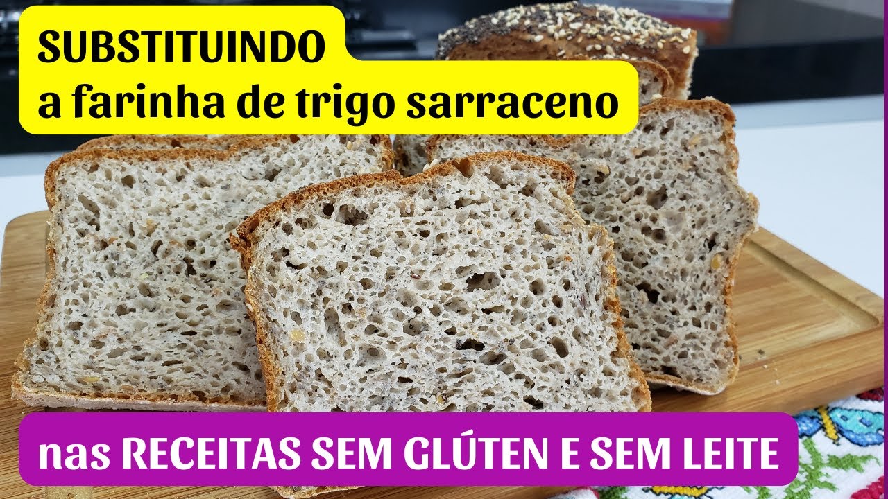 É assim que você substitui a farinha de trigo sarraceno nas receitas sem glúten e sem leite