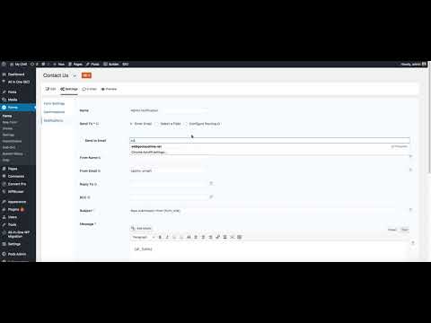 Gravity Forms - Basic Forms Setup