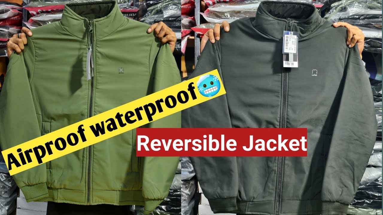 New Airproof & Waterproof Reversible Jacket | Stylish Winter Wear for Men 2025