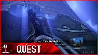 [Warframe | No Commentary] Apostasy Prologue Gameplay