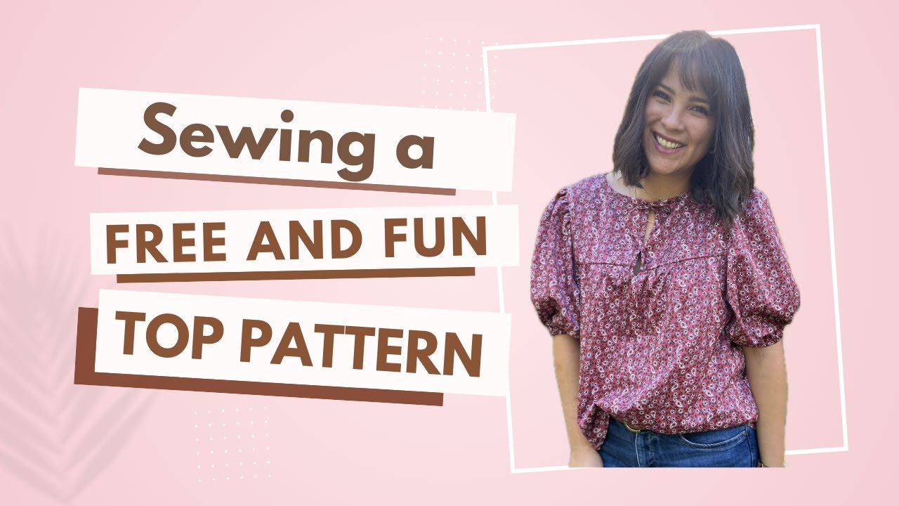 Sewing The FREE and EASY Isla Top By Tiana's Closet