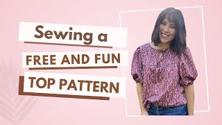 Sewing The FREE and EASY Isla Top By Tiana's Closet
