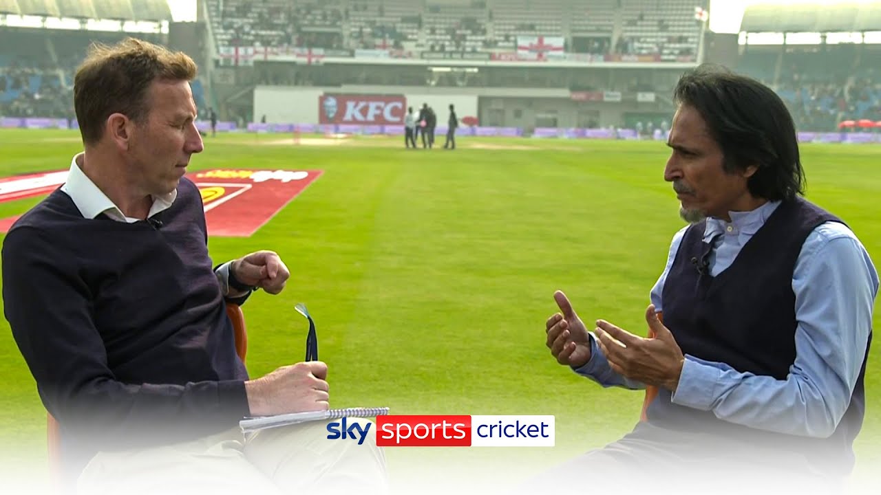 Michael Atherton meets PCB chairman Ramiz Raja 🤝