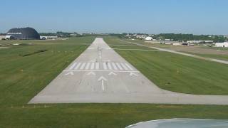 In Flight Video - Landing Akron, Ohio